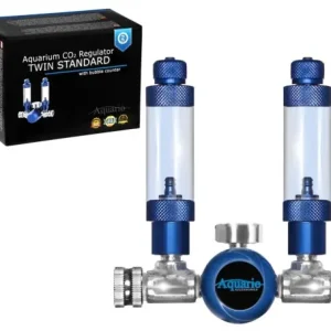 Kup online Aquario BLUE TWIN Standard – reduktor CO2 dwuwylotowy z licznikami